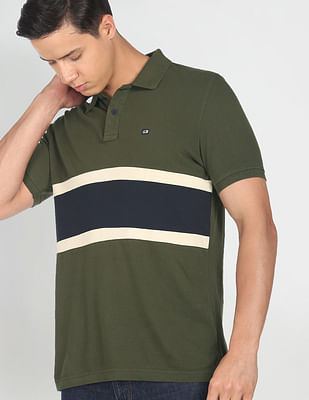 Arrow Sports Striped Perfect Polo Shirt