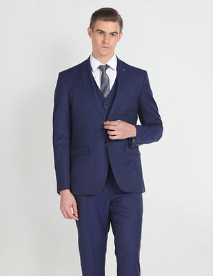 Arrow Hudson Slim Fit Three Piece Suit