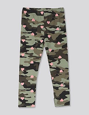 gap camouflage leggings