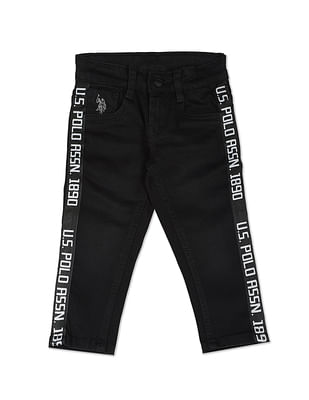 U S Polo Assn Kids Brand Tape Slim Fit Jeans