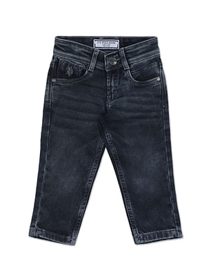 U S Polo Assn Kids Brandon Slim Fit Mid Rise Jeans