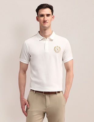 U S Polo Assn Solid Slim Fit Polo Shirt