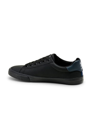 Men's Lace Up Perforated Toe Sneakers | boohoo