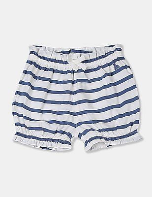 baby girl white shorts