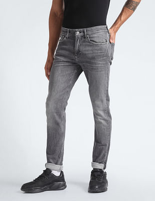 Calvin Klein Jeans Stone Wash Slim Tapered Jeans