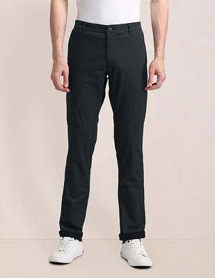 U S Polo Assn Mid Rise Slim Fit Trousers