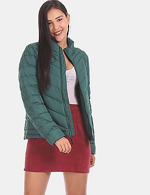 gap green jacket womens