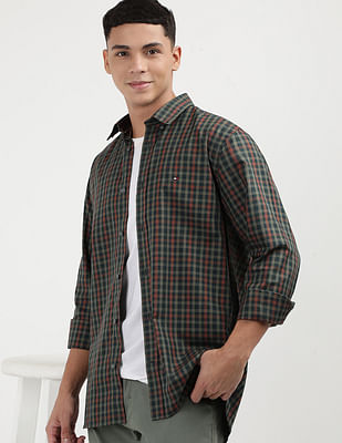 Tommy Hilfiger Long Sleeve Gingham Check Shirt