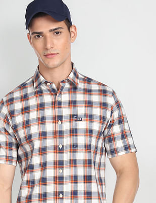 Arrow Sports Tennis Club Inspired Checked Casual Shirt