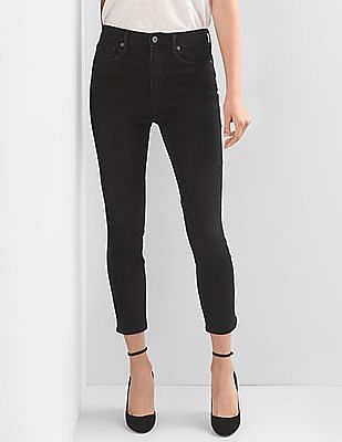 gap true skinny super high rise crop