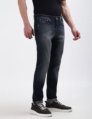 Calvin Klein Stone Wash Slim Tapered Jeans