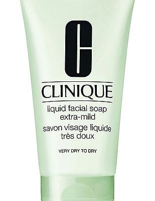clinique dry skin face wash