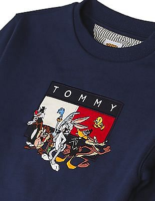 Tommy hilfiger looney tunes crew neck hot sale