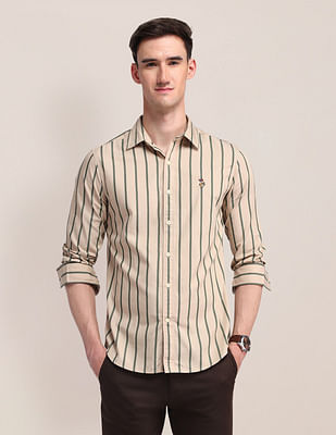 U S Polo Assn Tailored Fit Poplin Shirt