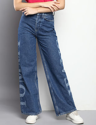 Tommy Hilfiger Claire High Rise Wide Leg Jeans