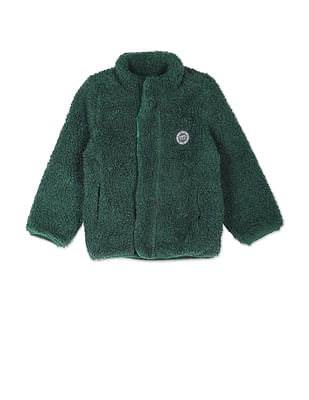 U S Polo Assn Kids Solid Sherpa Jacket