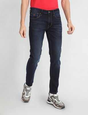 Flying Machine Mid Rise Michael Slim Tapered Fit Jeans