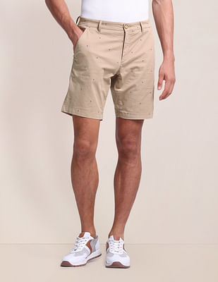 U S Polo Assn Slim Straight Fit Twill Shorts