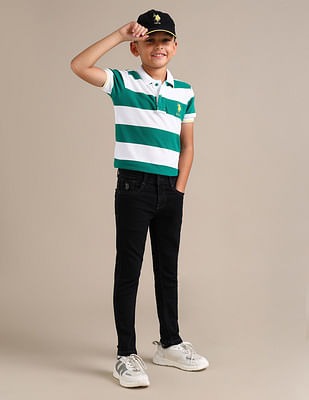 U S Polo Assn Kids Boys Skinny fit Black Jeans