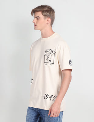 Buy Flying Machine FM X Muhammad Ali Oversized T-Shirt - NNNOW.com