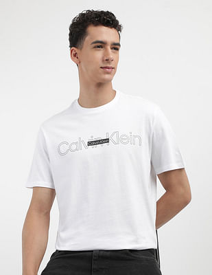 Calvin Klein Jeans Double Standard Logo T-Shirt