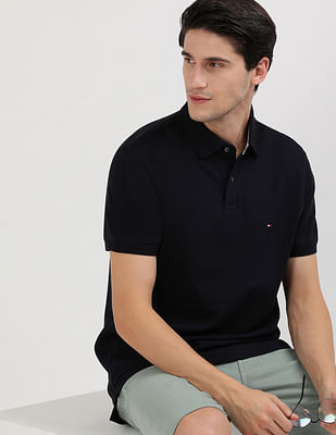 Tommy Hilfiger Solid Regular Fit Polo Shirt