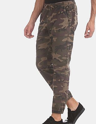 twill joggers with gapflex