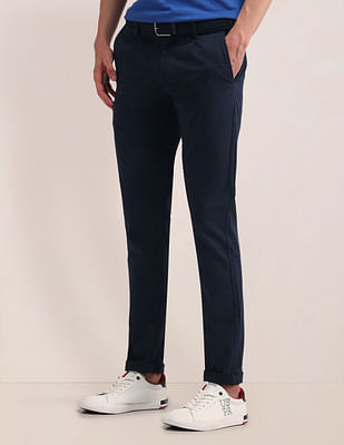 U S Polo Assn Austin Slim Fit Pleated Front Trousers