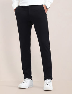 U S Polo Assn Mid Rise Austin Slim Fit Trousers