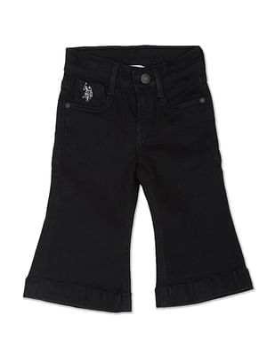 U S Polo Assn Kids Adjustable Waist Bootcut Jeans