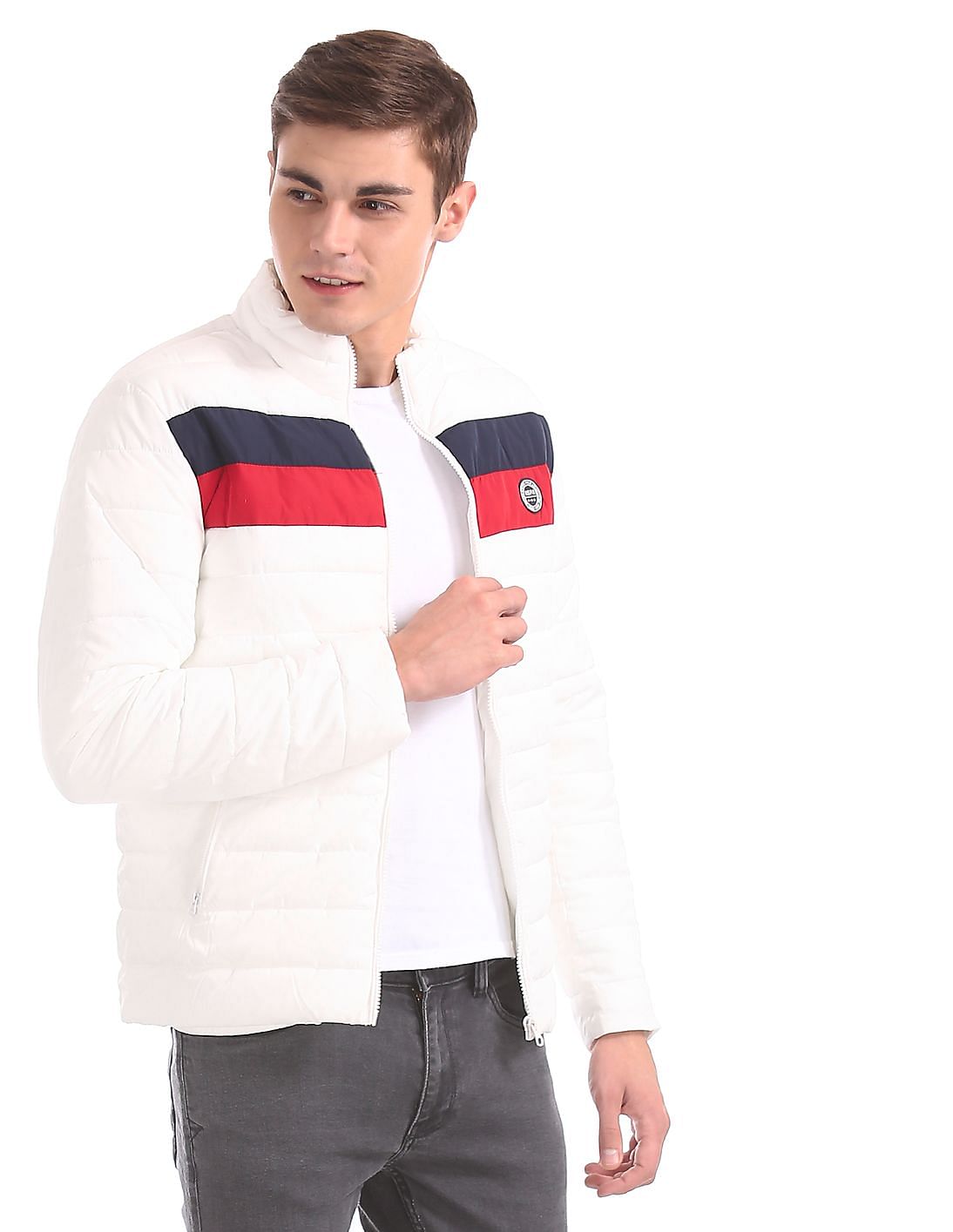 polo jacket white