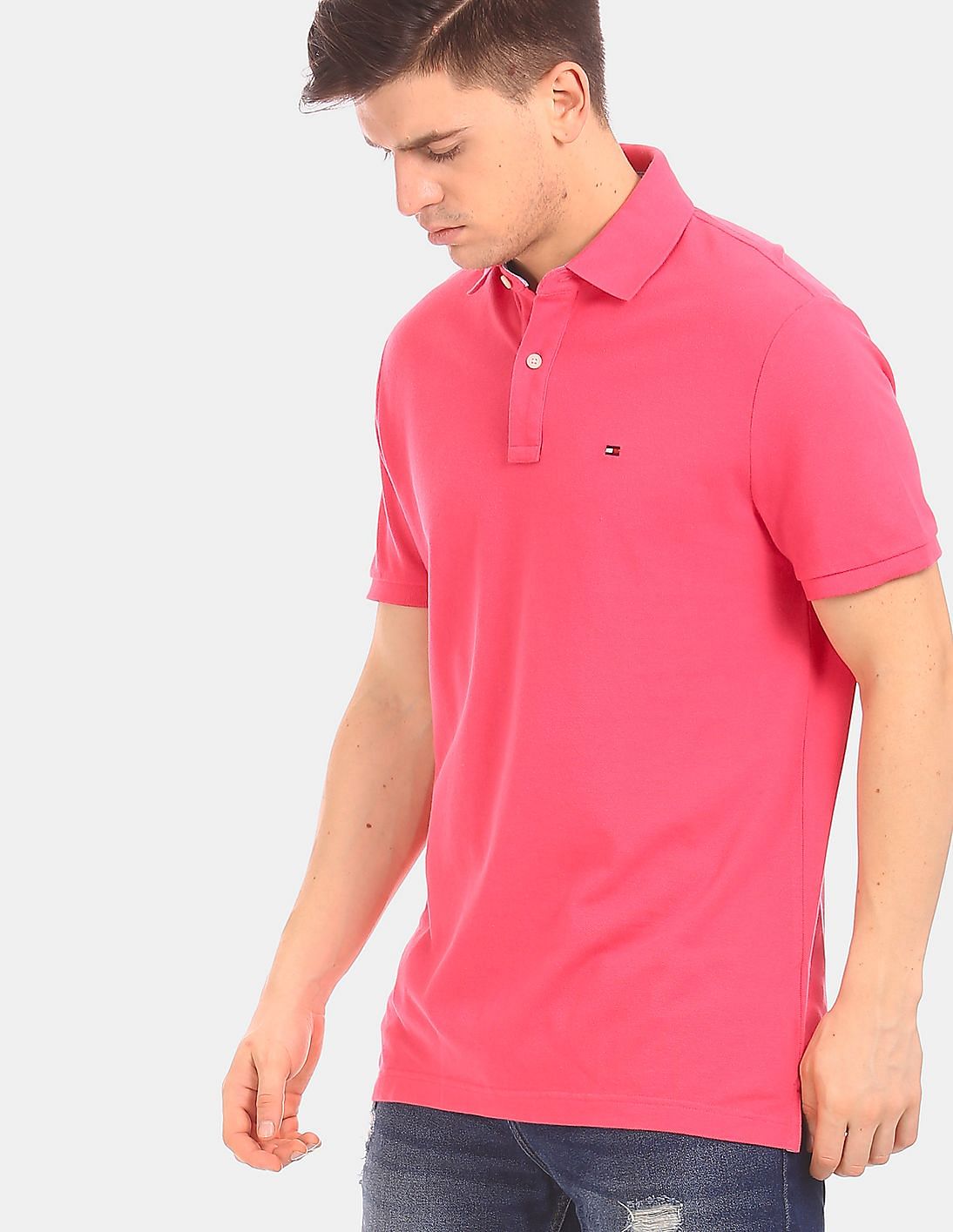 tommy polo shirt mens