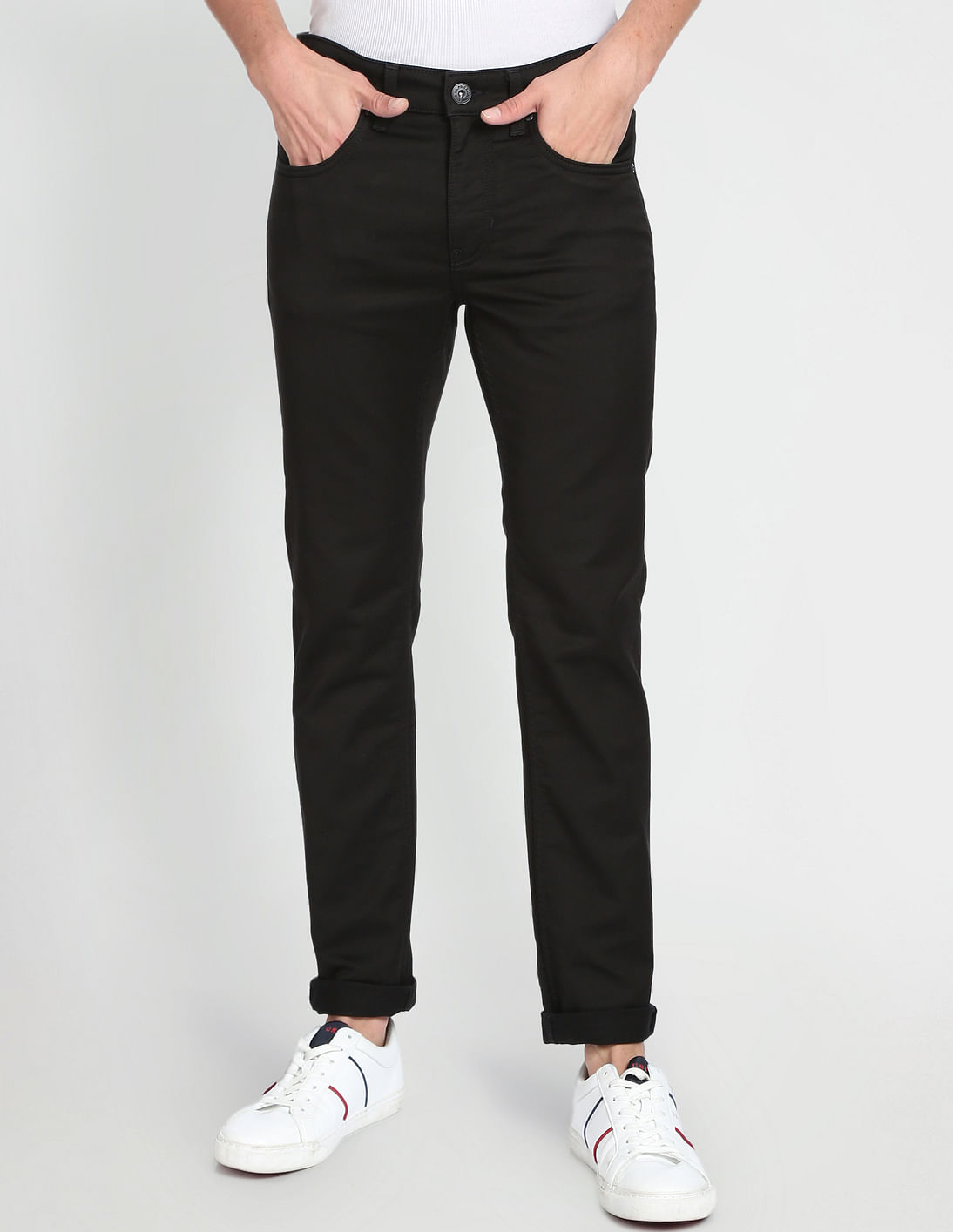 Buy U.S. Polo Assn. Denim Co. Regallo Skinny Fit Black Jeans - NNNOW.com