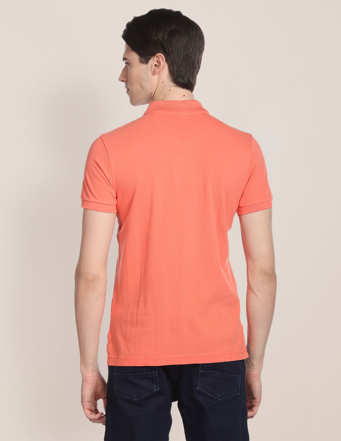 Buy U.S. Polo Assn. Denim Co. Cotton Solid Polo Shirt