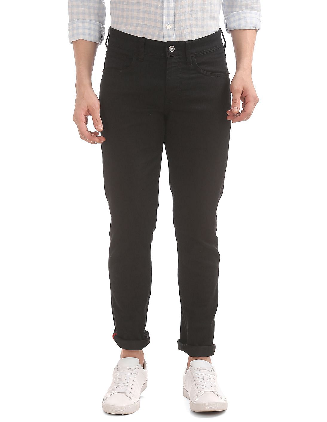 Buy Men Mid Rise Slim Fit Jeans online at NNNOW.com