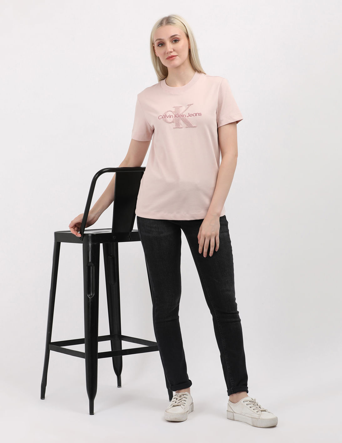 Buy Calvin Klein Jeans Ar-Chenille Logo Regular T-Shirt