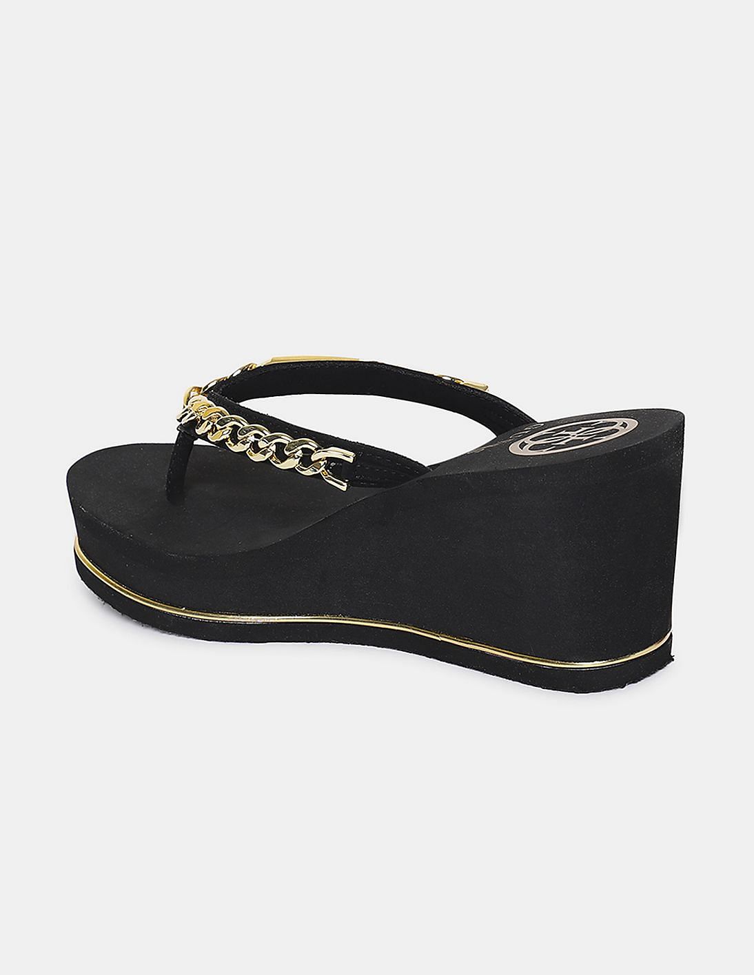 Guess wedge best sale flip flops