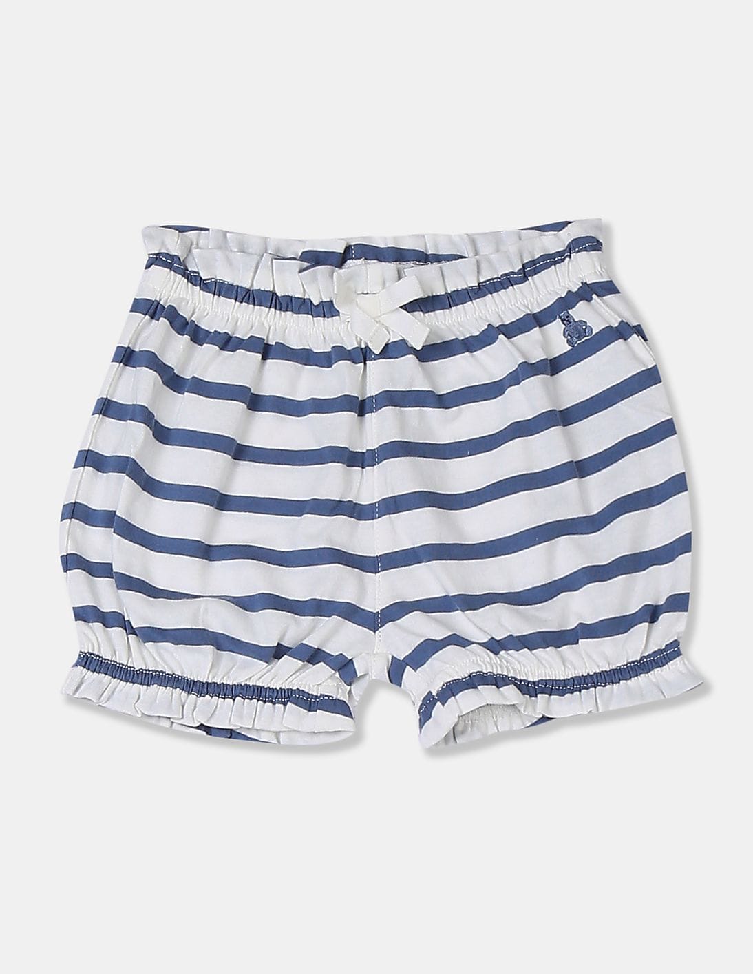 navy baby shorts