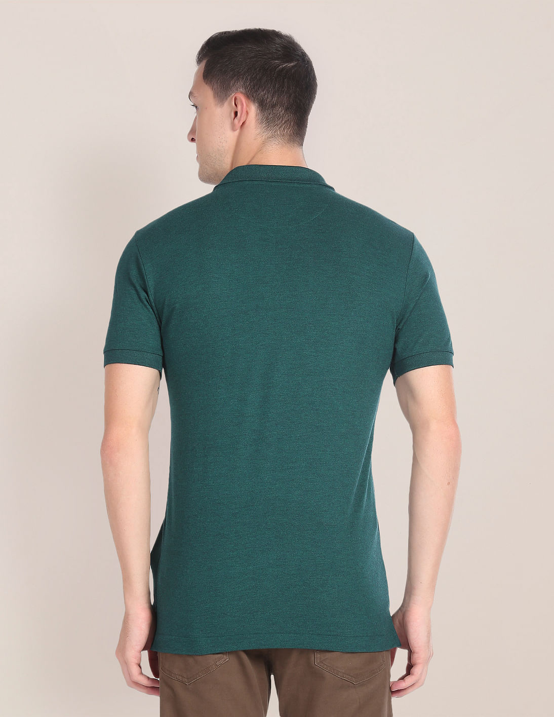 トップス PATCHWORK POLO SHIRT GRAYISH GREEN Summer Color Block Stitching Polo Shirts for Men's Short