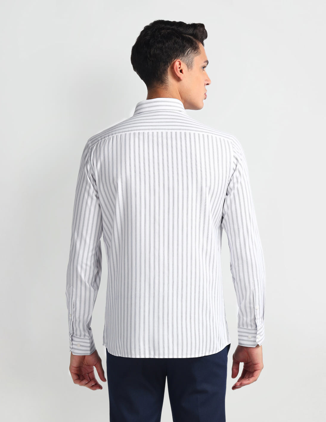 Buy Arrow Vertical Stripe Cotton Shirt - NNNOW.com