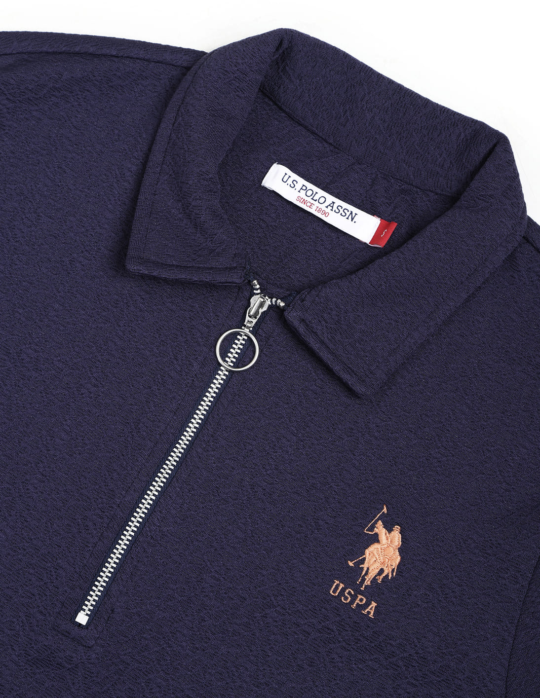 あな logo embroidery pleats polo op logo embroidery pleats polo op