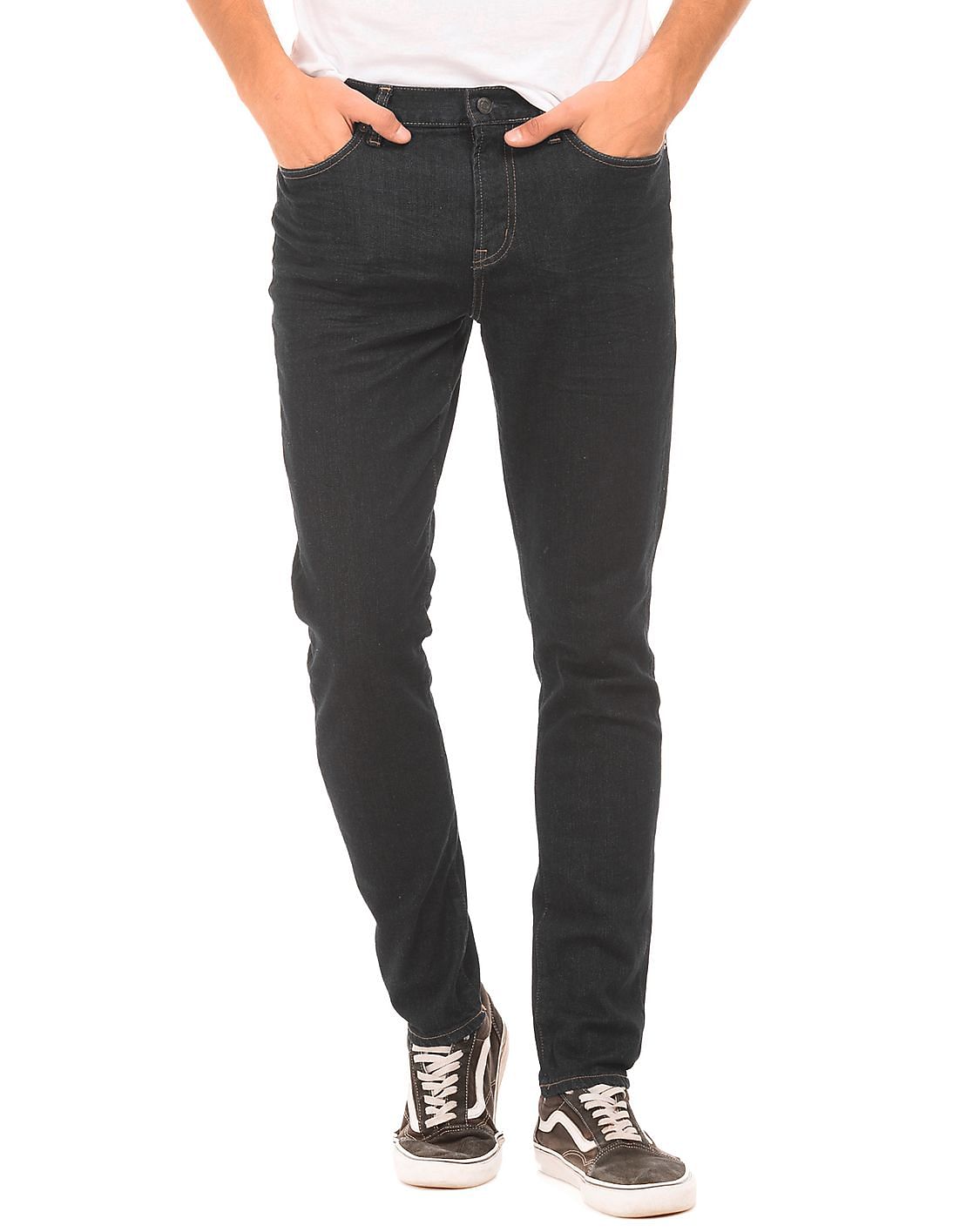Buy Aeropostale Men Mid Rise Skinny Tapered Jeans - NNNOW.com