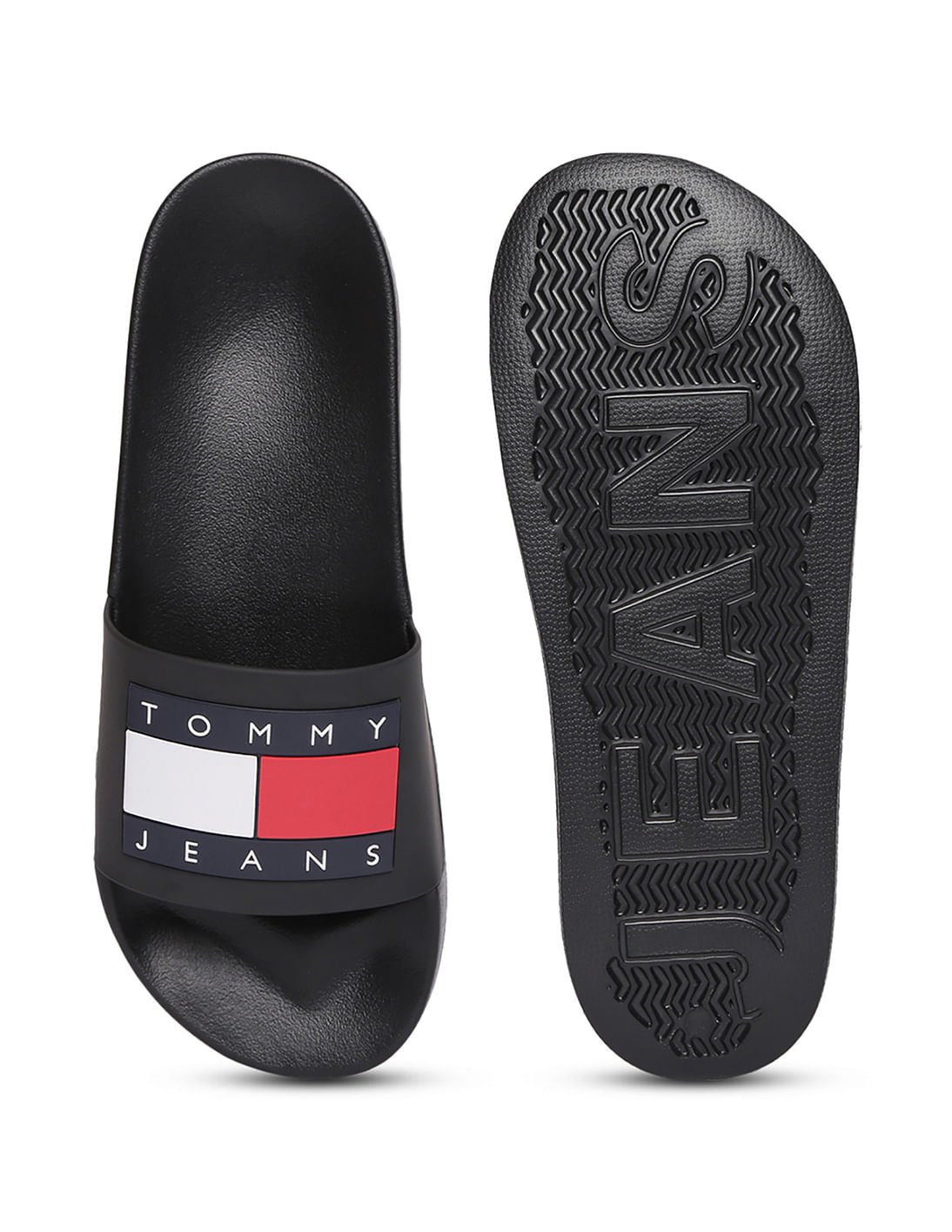 Buy Tommy Hilfiger Men Logo Pool Slides NNNOW