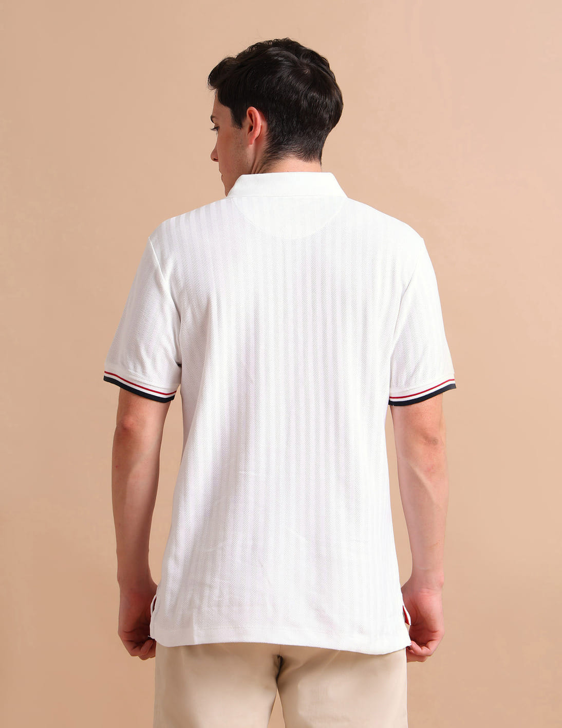 M*。様 supreme Washed Stripe Polo White M M*。様 supreme Washed Stripe Polo White M - メルカリ