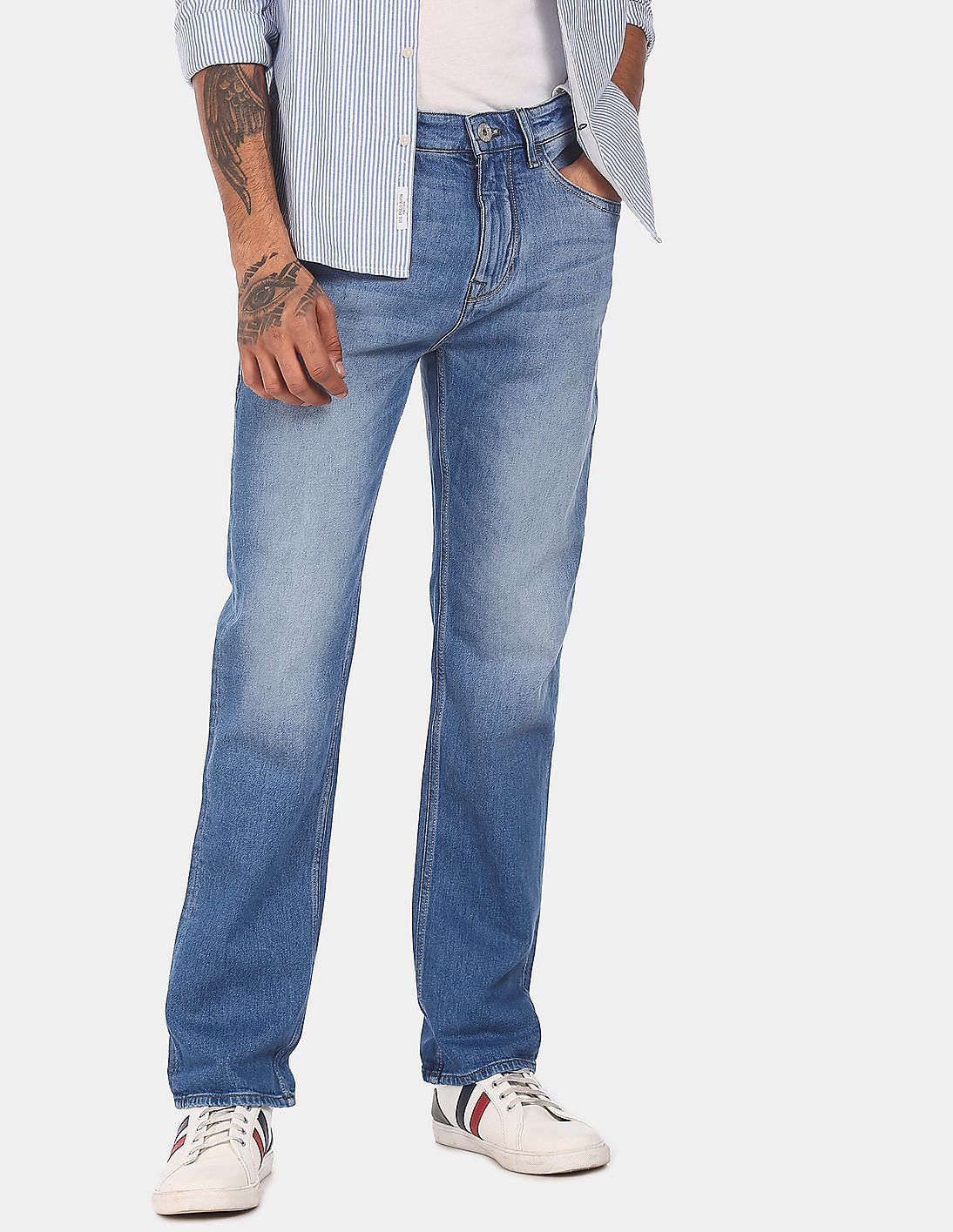 flying machine straight fit jeans