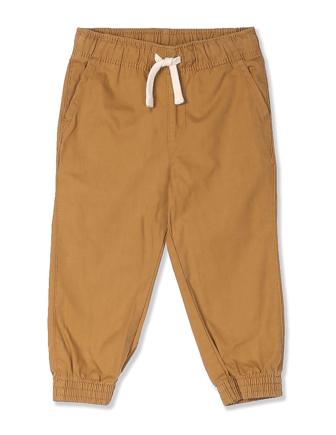 Buy The Children's Place Boys Brown Woven Pull On Jogger Pants