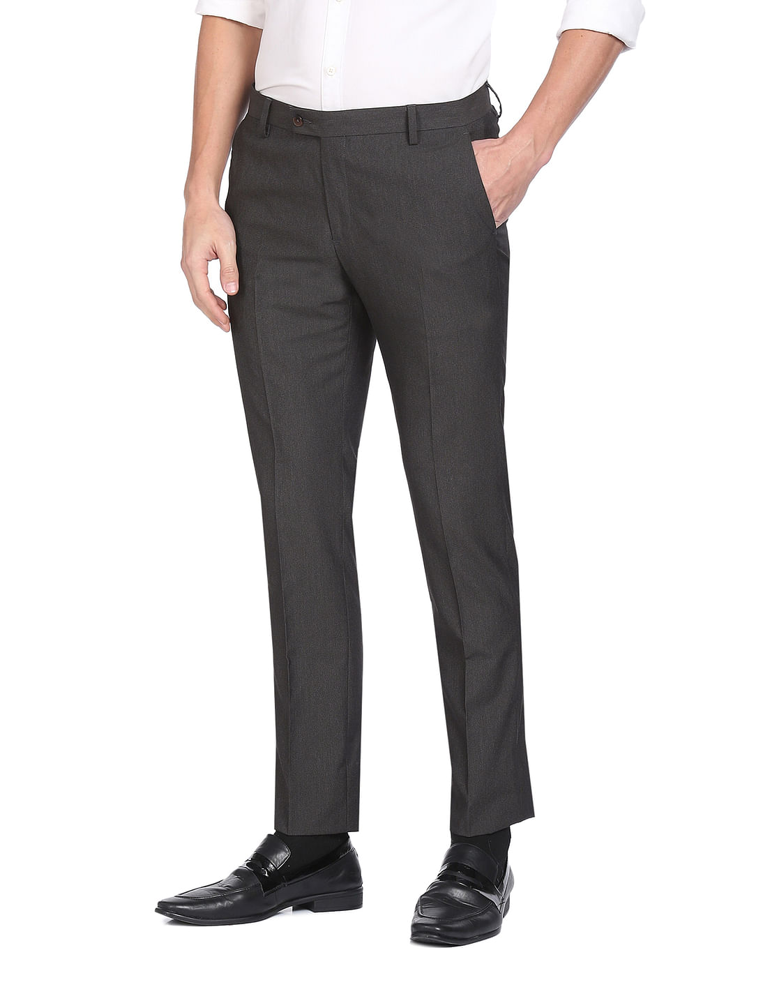 Louis Philippe Formal Trousers  Buy Louis Philippe Blue Formal Trouser  Online  Nykaa Fashion