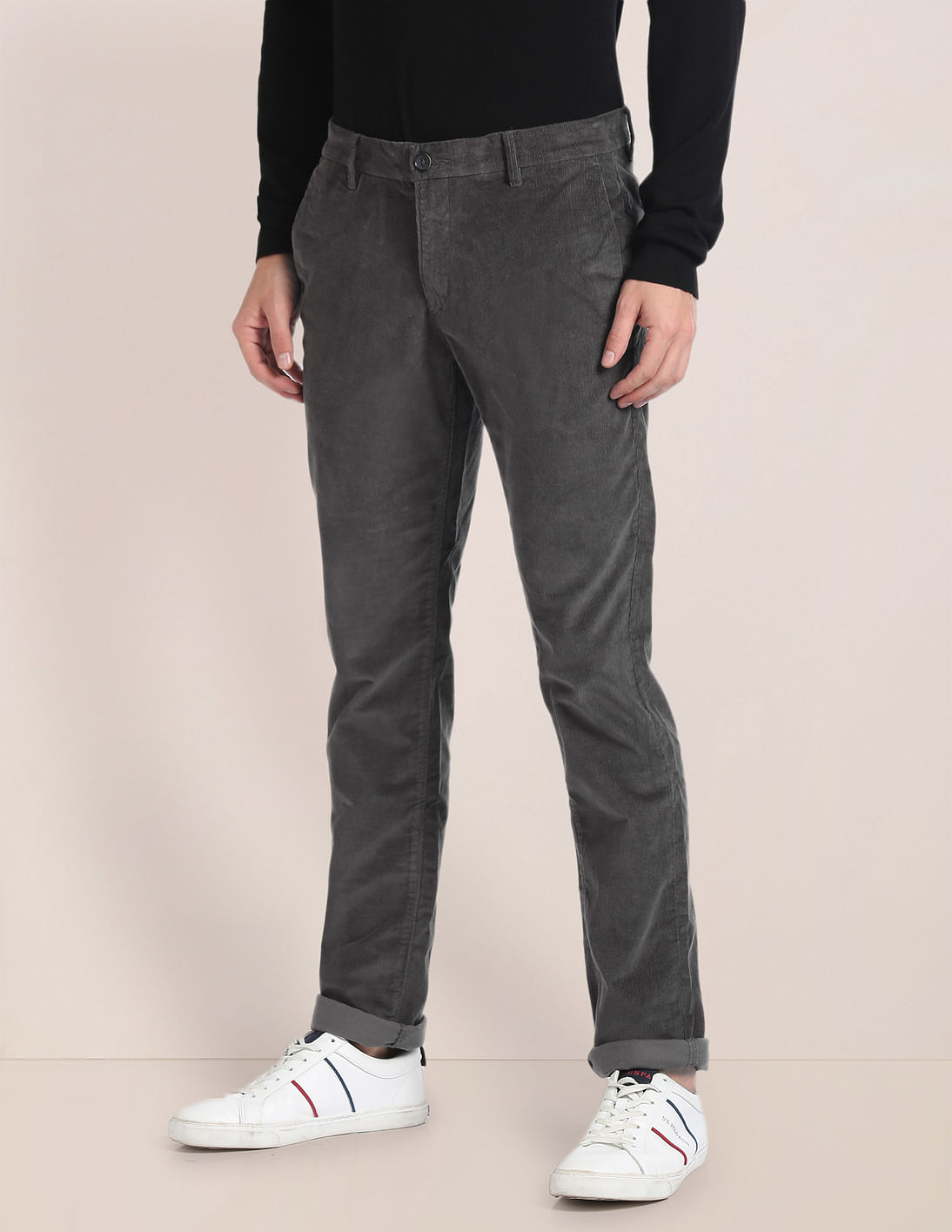 Buy Olive Grey Trousers & Pants for Boys by KB TEAM SPIRIT Online | Ajio.com
