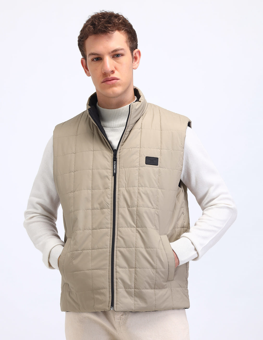 Buy Flying Machine Reversible Regular Fit Padded Jacket - NNNOW.com