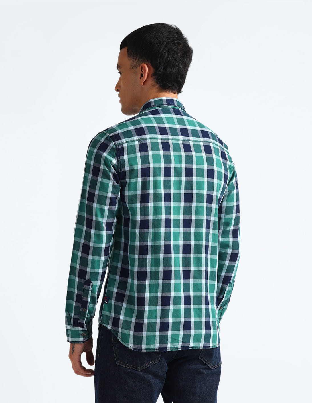 Buy Flying Machine Buffalo Check Slim Fit Shirt - NNNOW.com